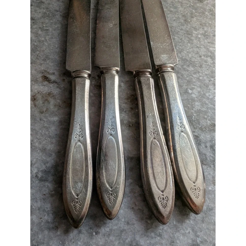 Lot Of‎ Four Vintage Community Plate Flatware Stainless Steel Knives